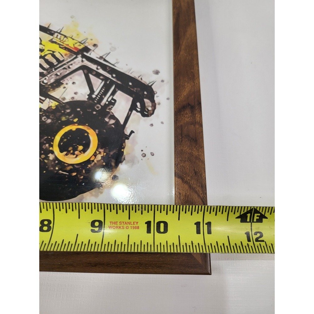 Monster Truck Framed Art Prints Set of 4 Grave Digger El Toro Loco Max-D Decor - Picture 6 of 8